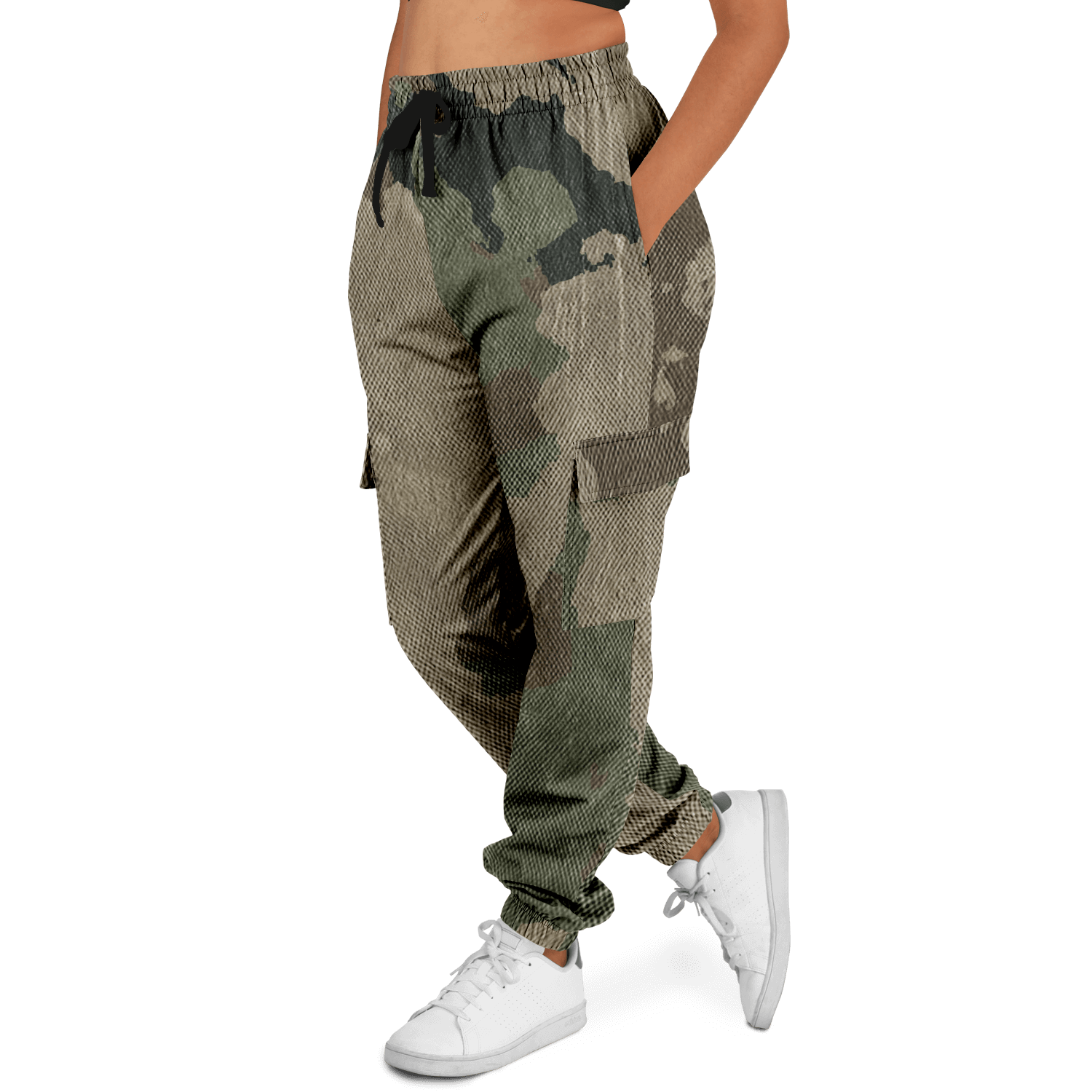 Camo Cargo Pants | Unisex | Dirty Old Brown Camouflage