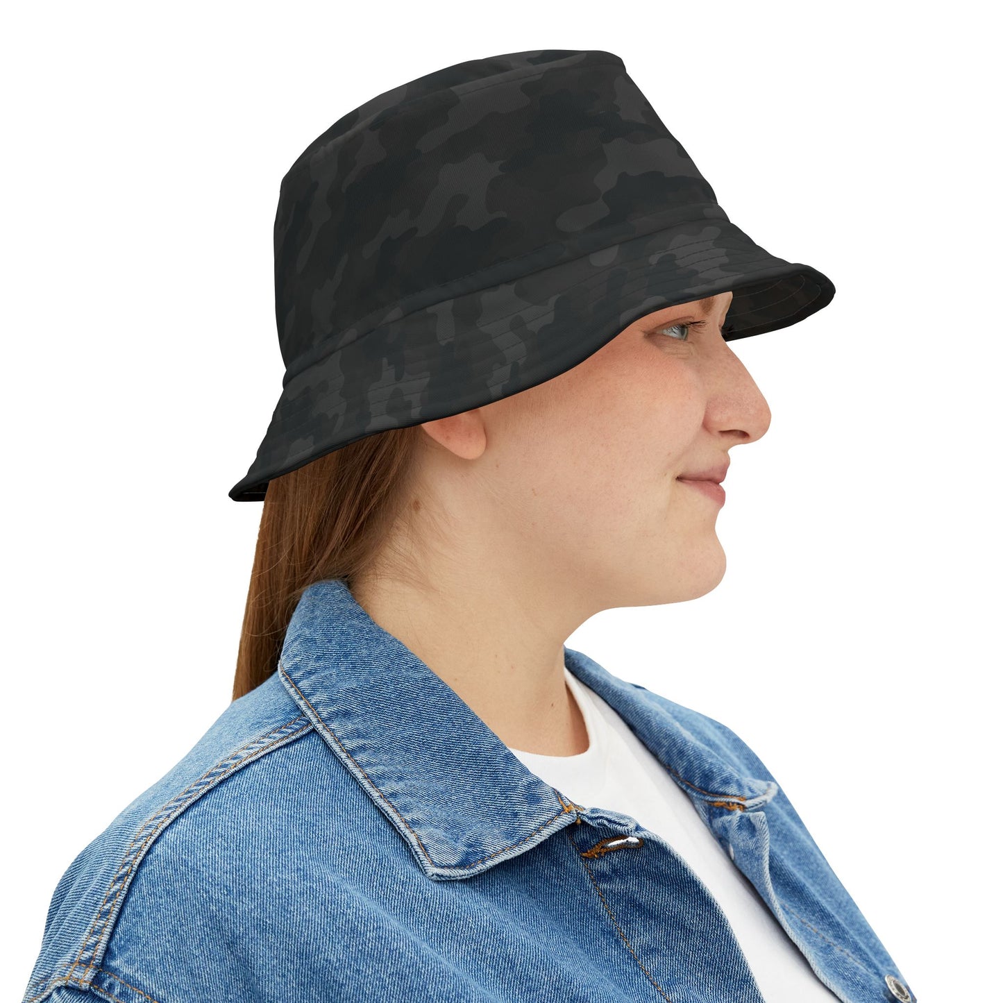 Camo Bucket Hat | Black Camouflage