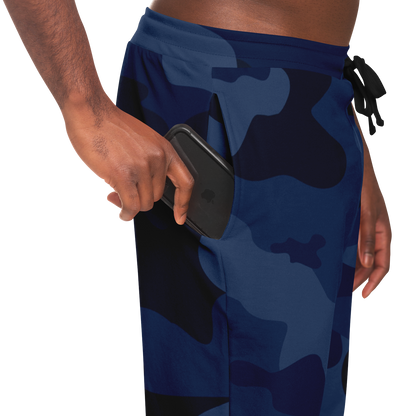 Camo Sweatpants | Unisex | Deep Blue Camouflage