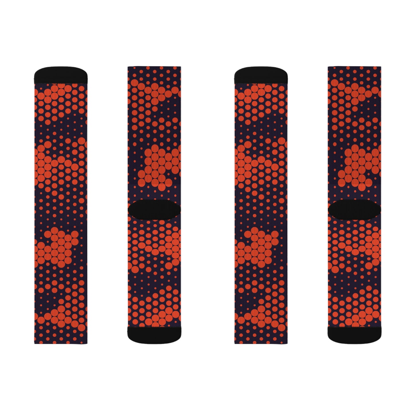 Camo Socks | Blue & Orange Digital Camouflage