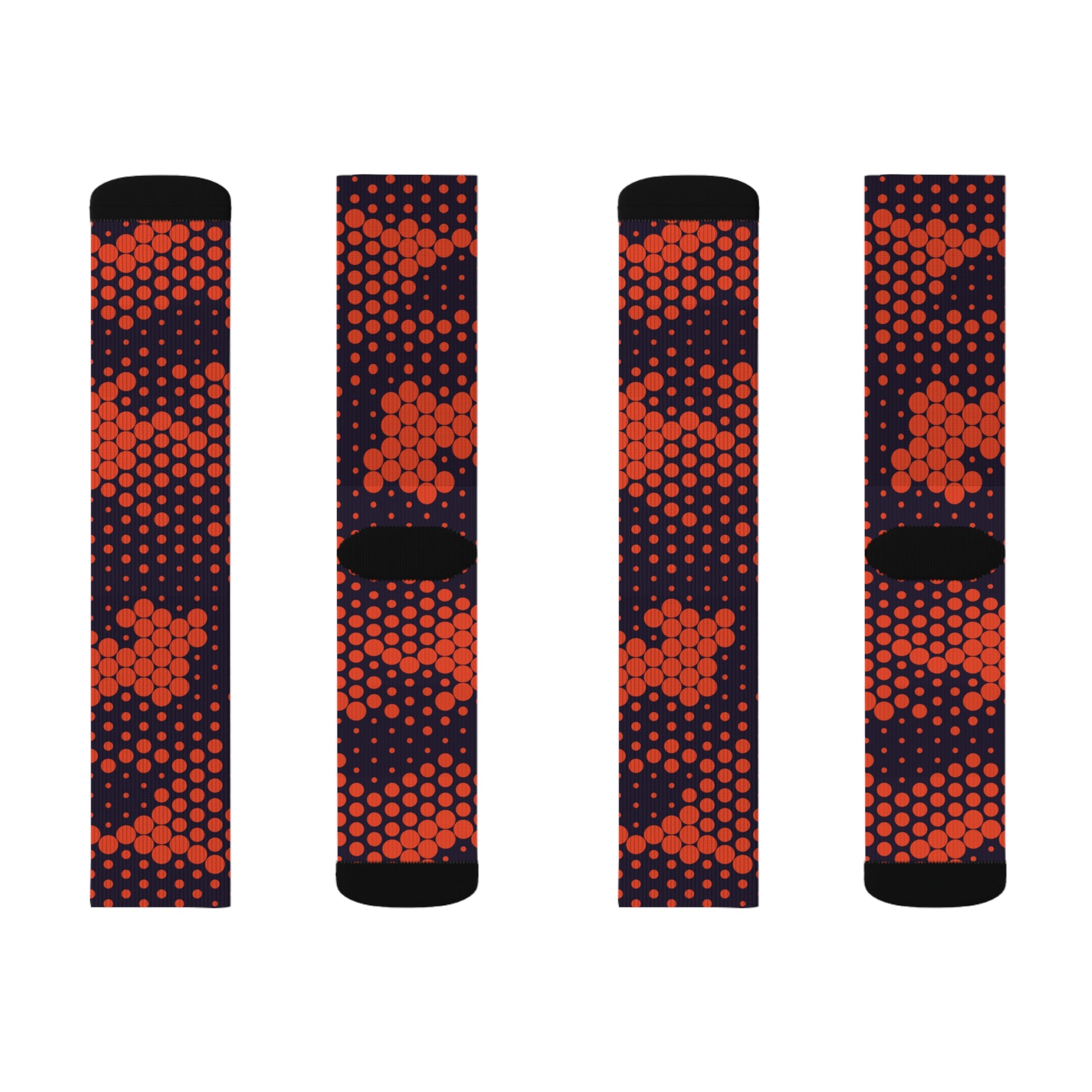 Camo Socks | Blue & Orange Digital Camouflage