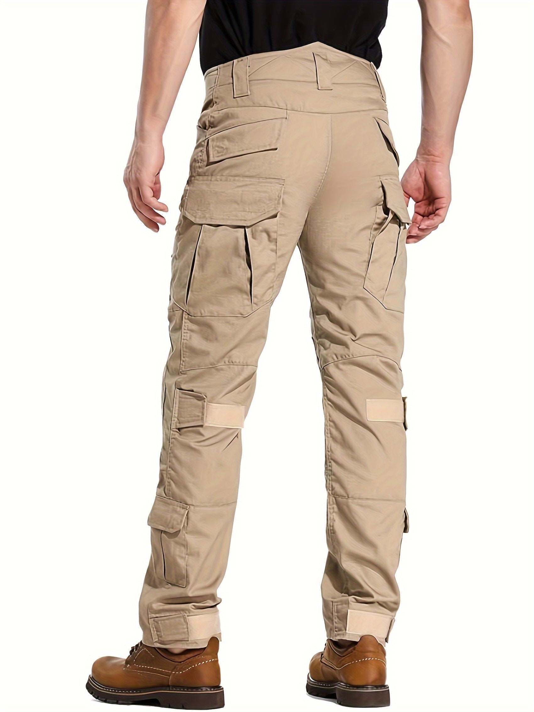 Men's Tactical Camo Cargo Pants | Non-Stretch | Black Khaki