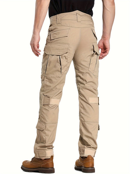 Men's Tactical Camo Cargo Pants | Non-Stretch | Black Khaki