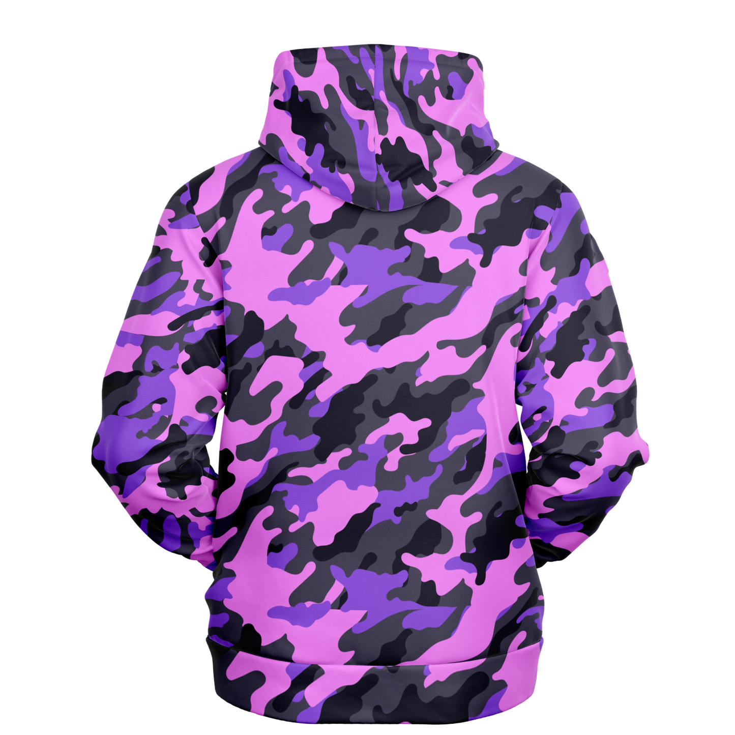 Pink Camo Hoodie | Black & Indigo Mixed Camouflage