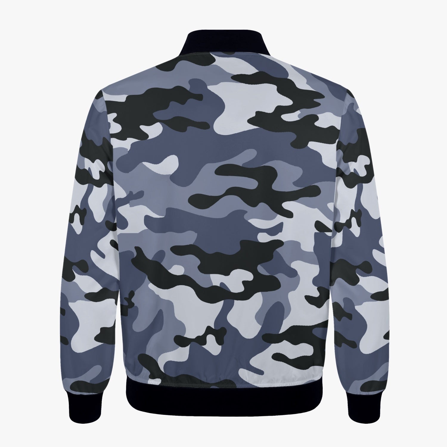 Women's Camo Bomber Jacket | Light Blue Camouflage