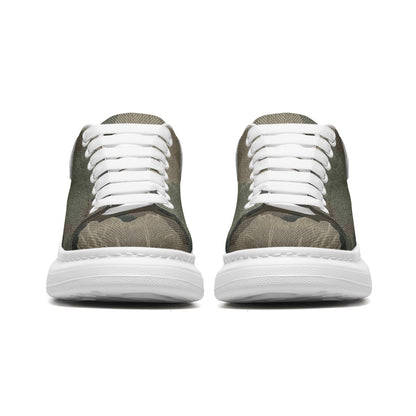 Oversized McQueen Sneakers | Dirty Brown Camouflage