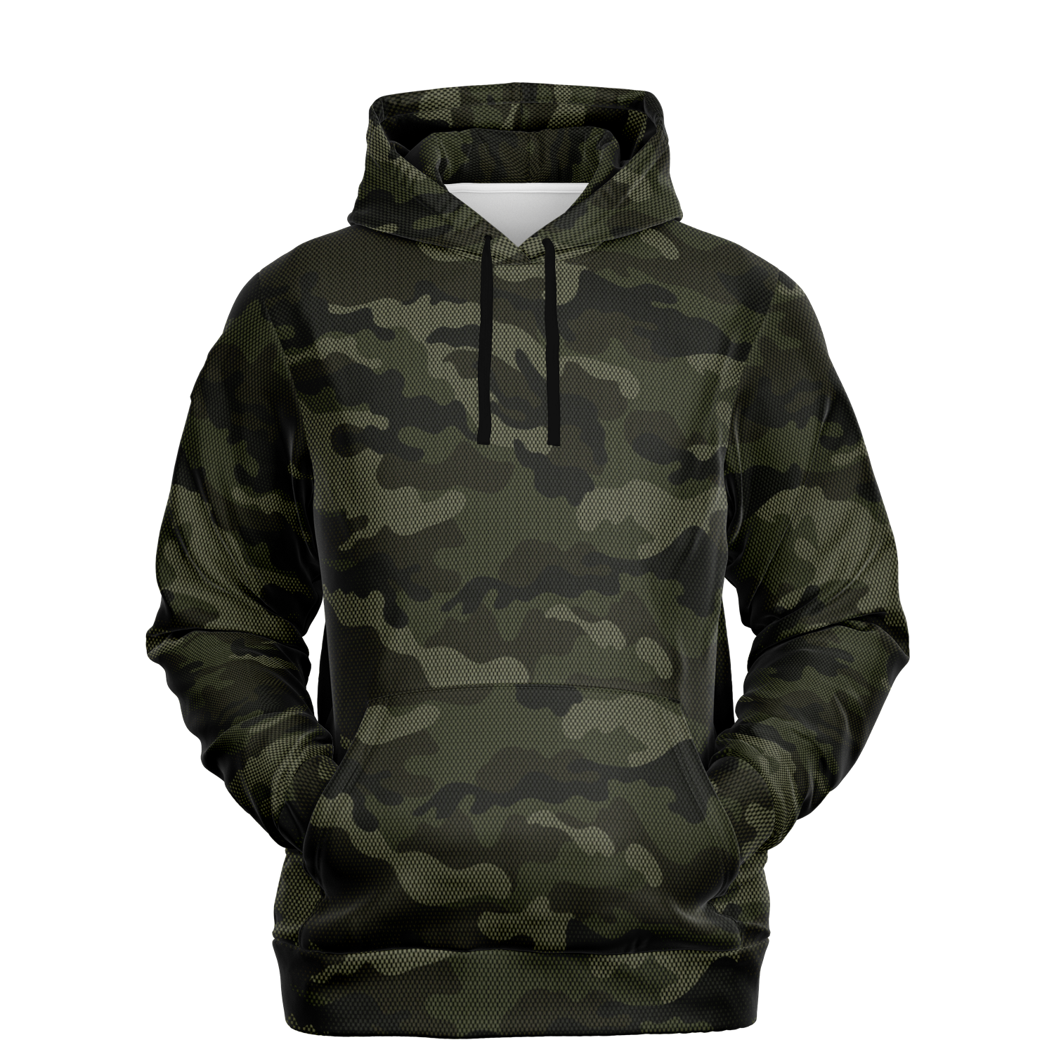 Brown Camo Hoodie | Digital Dotted Camouflage