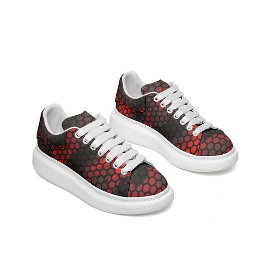 Oversized McQueen Sneakers | Red Hive Camo