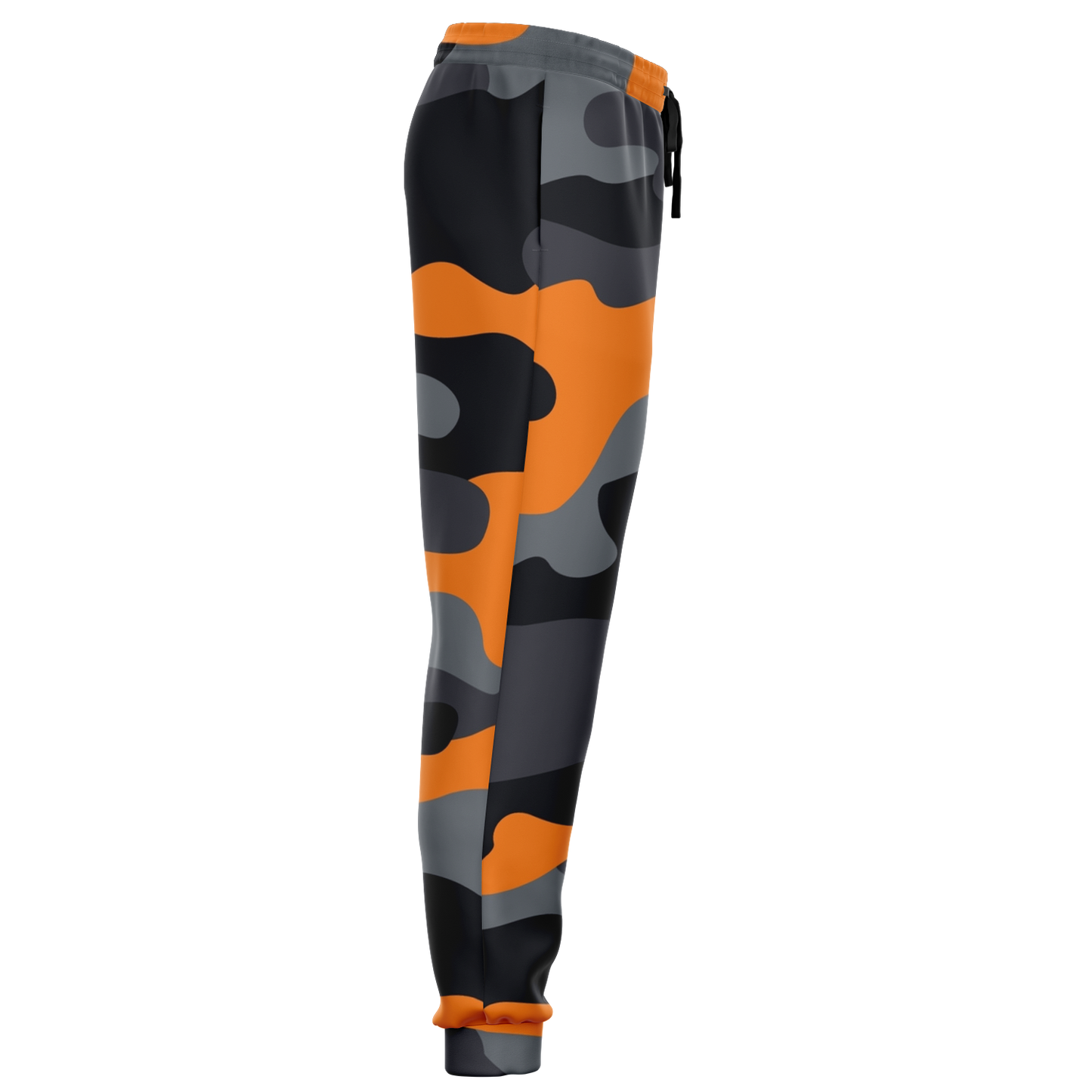 Camo Joggers | Unisex | Orange, Black & Gray