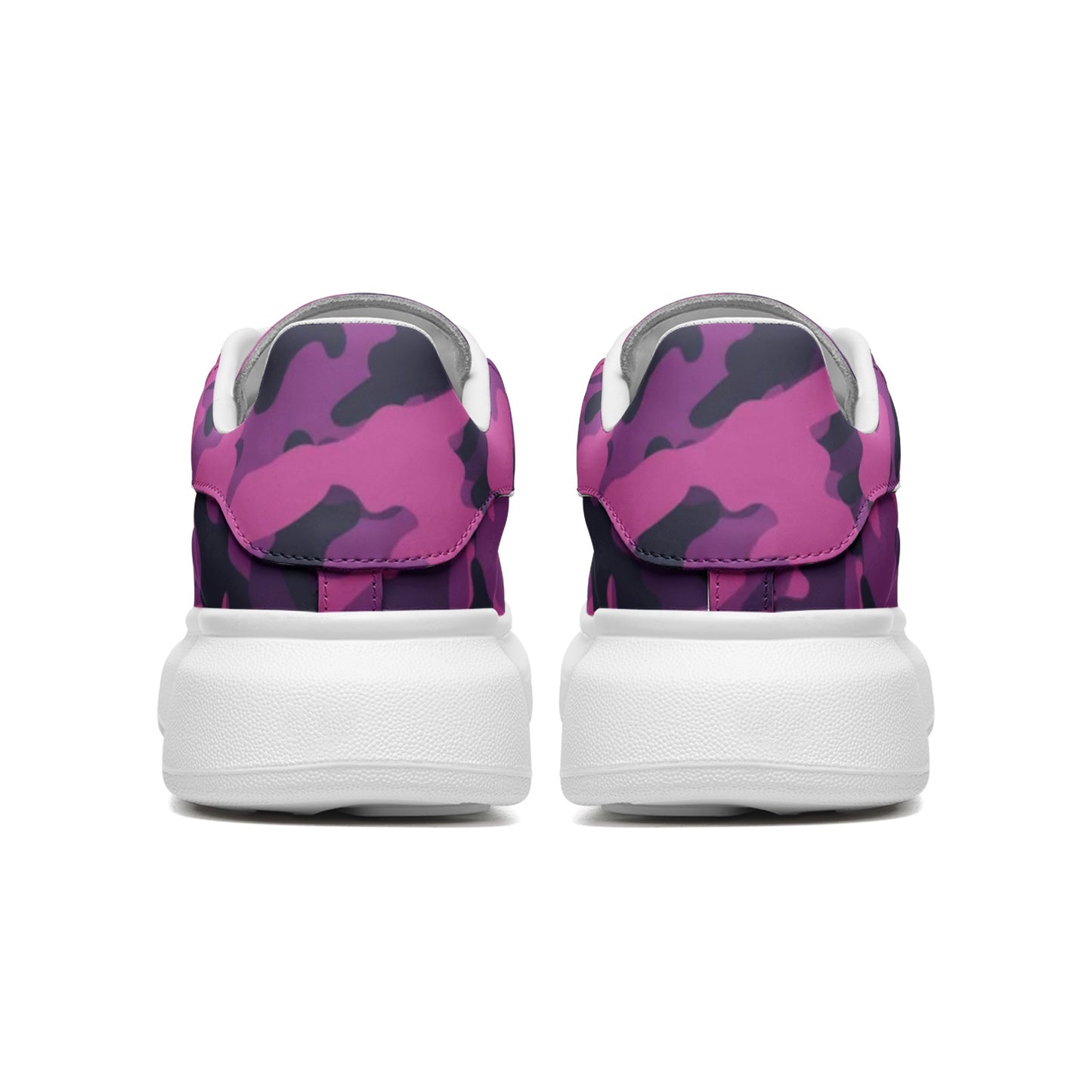 Oversized McQueen Sneakers | Mixed Pink, Blue & Magenta Camo