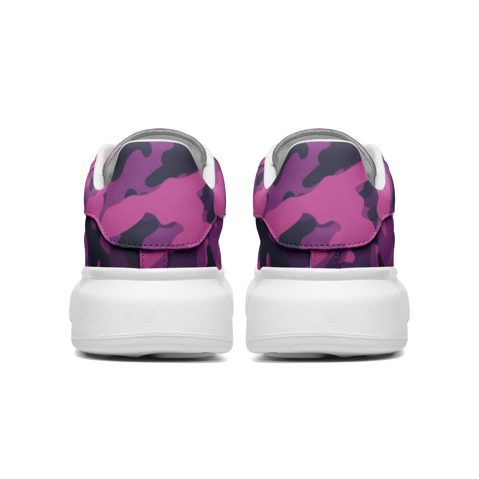 Oversized McQueen Sneakers | Mixed Pink, Blue & Magenta Camo