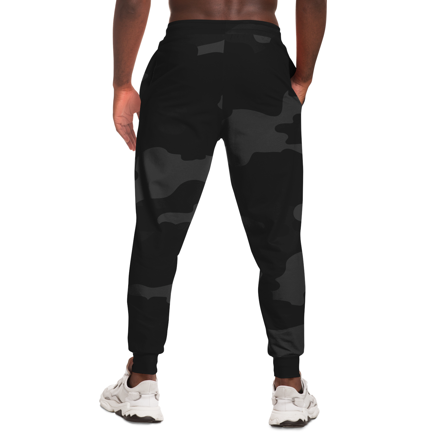 Camo Sweatpants | Unisex | Black Camouflage