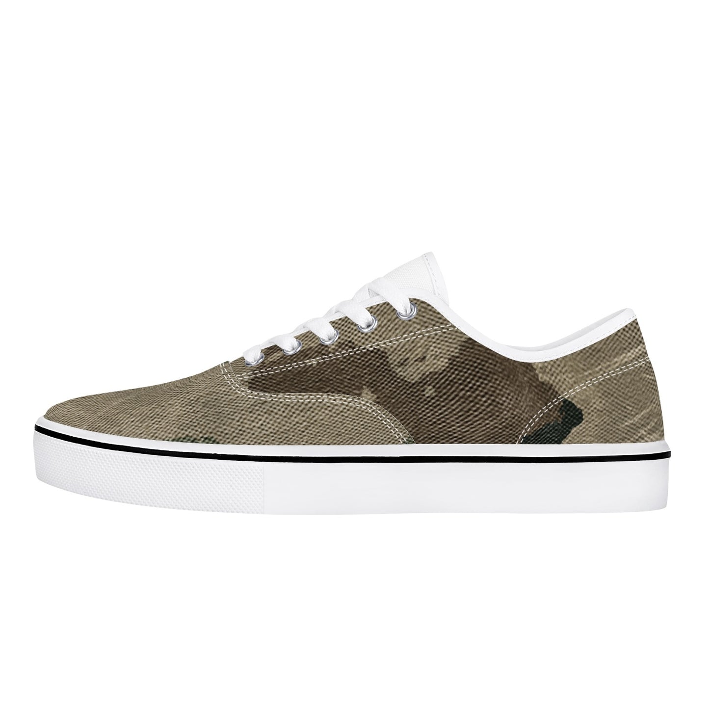 Camo Skate Shoes | Dirty Brown Camouflage