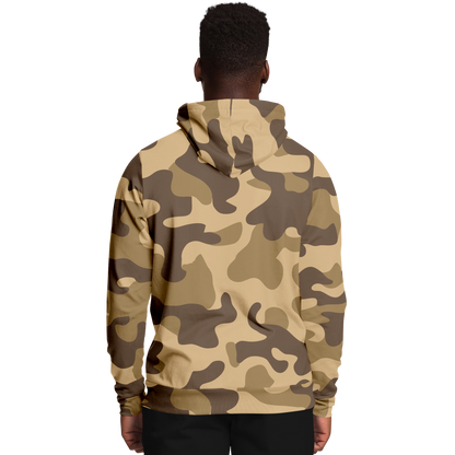 Camo Hoodie | Khaki Camouflage Pullover