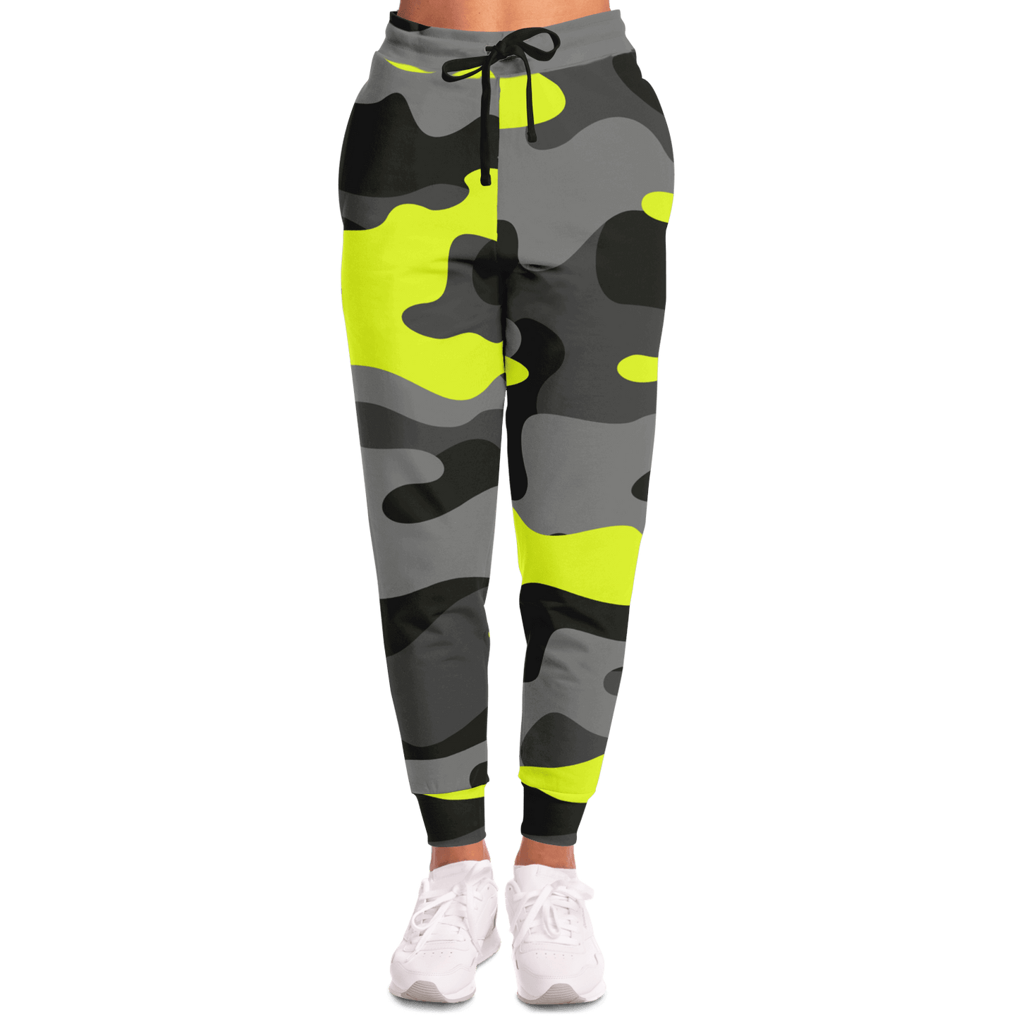 Camo Sweatpants | Unisex | Black, Gray & Yellow