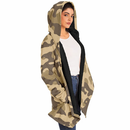 Camo Cloak | Khaki Camouflage | Microfleece