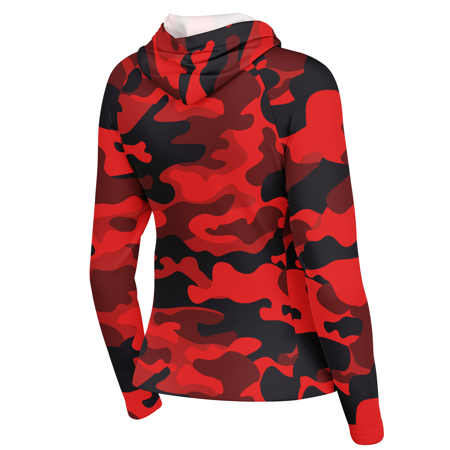 Long Sleeve Performance Shirt for Women | Red & Black Camo