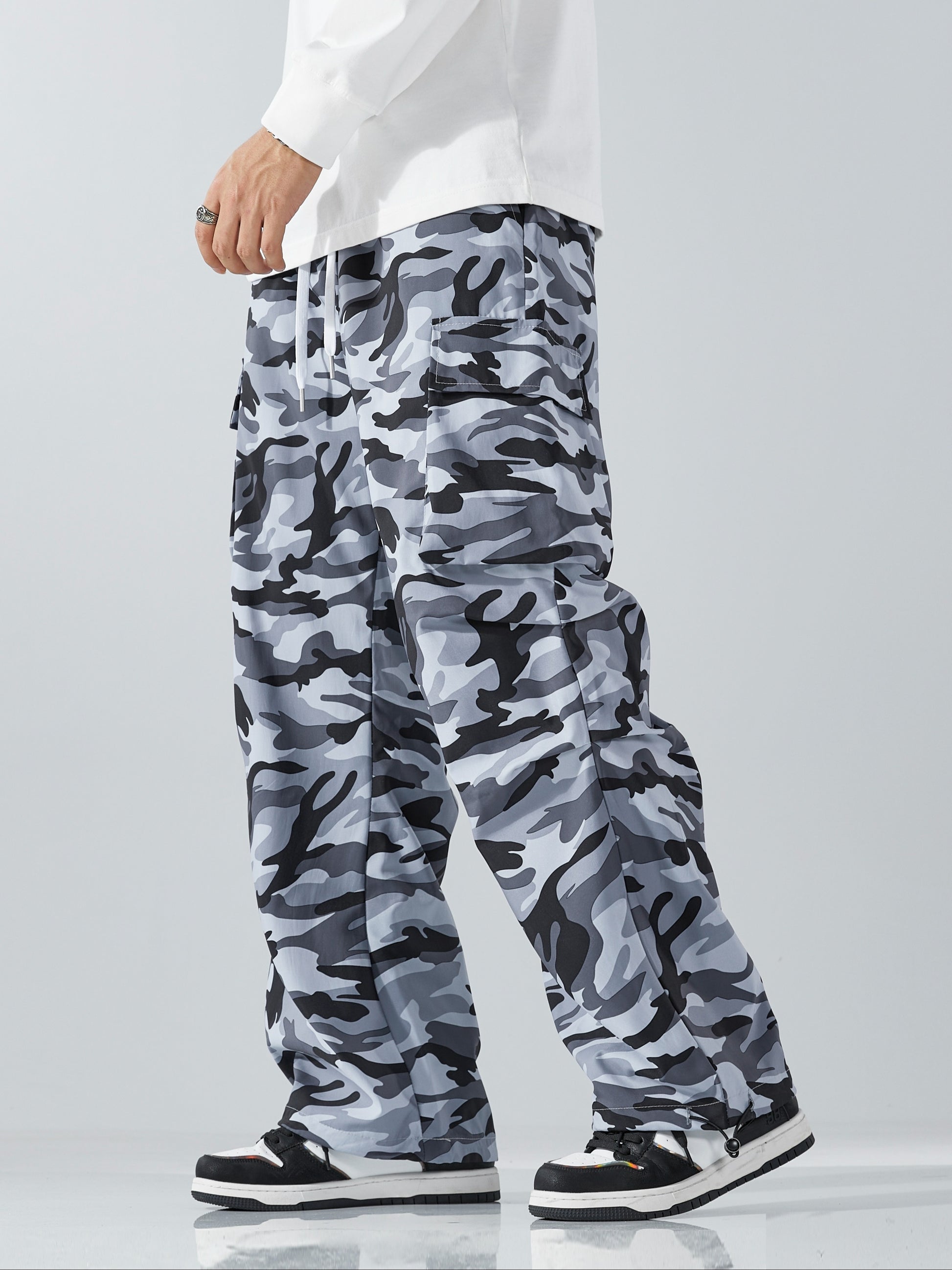 Camo Cargo Pants for Men | Slight Stretch, Regular Length