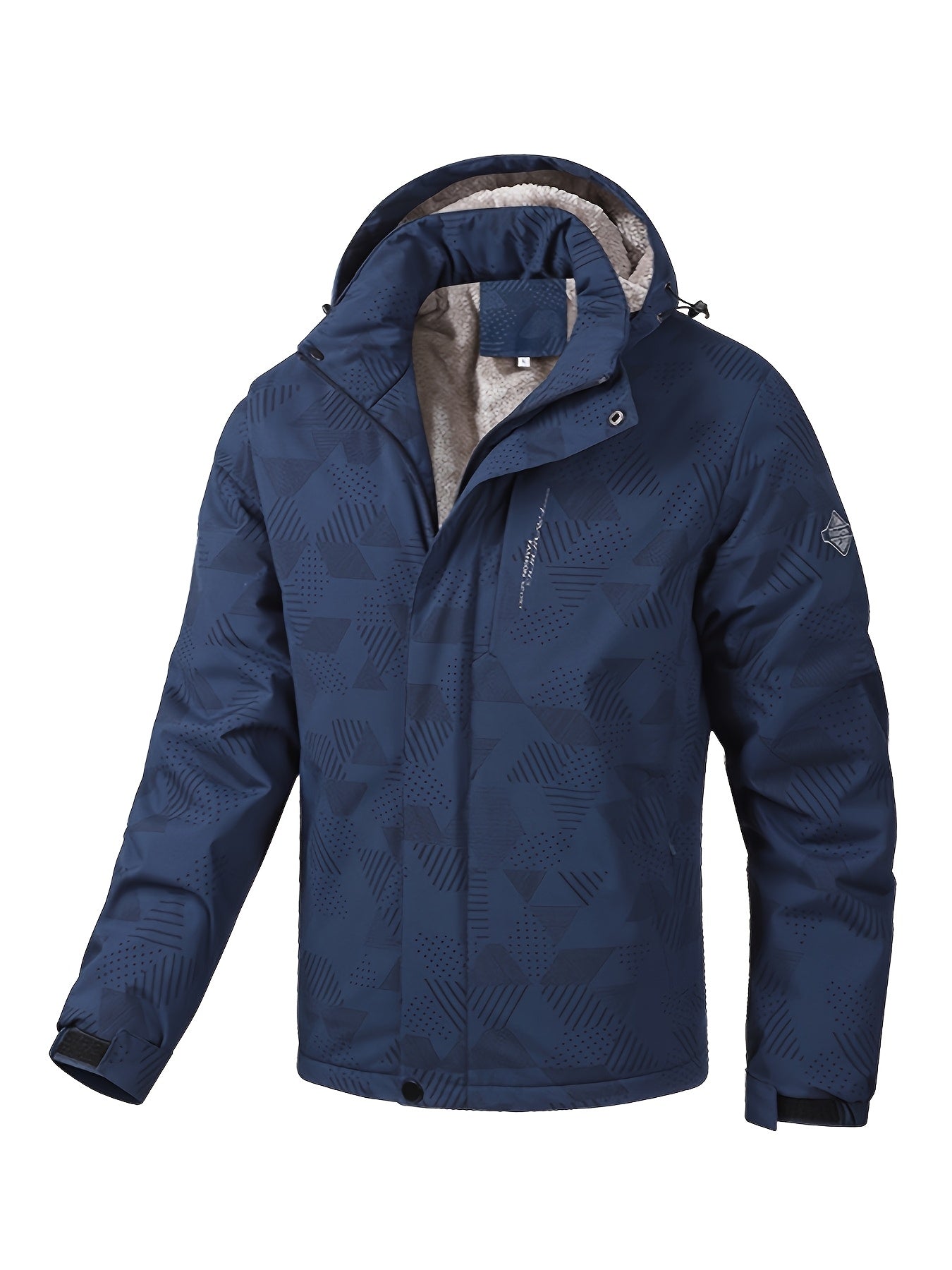 Durable Men's Winter Jacket: Scratch-Resistant, Windproof, Warm Fleece