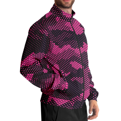 Camo Track Jacket | Pink Digital Camouflage