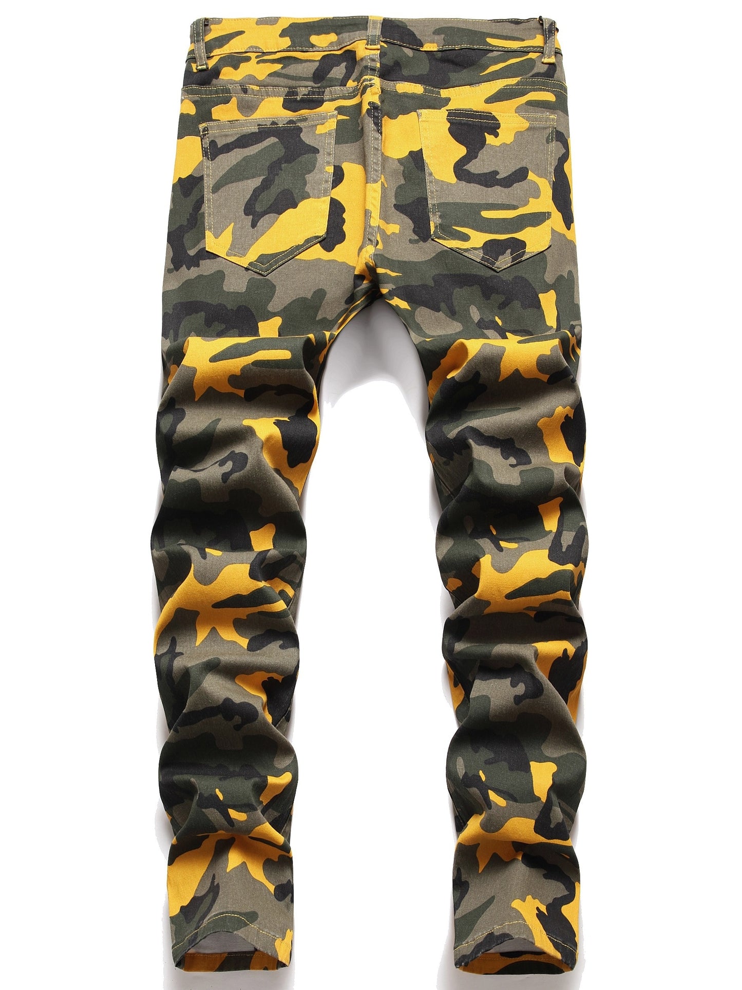 Camo Jeans for Men | Casual Street Style Denim Pants