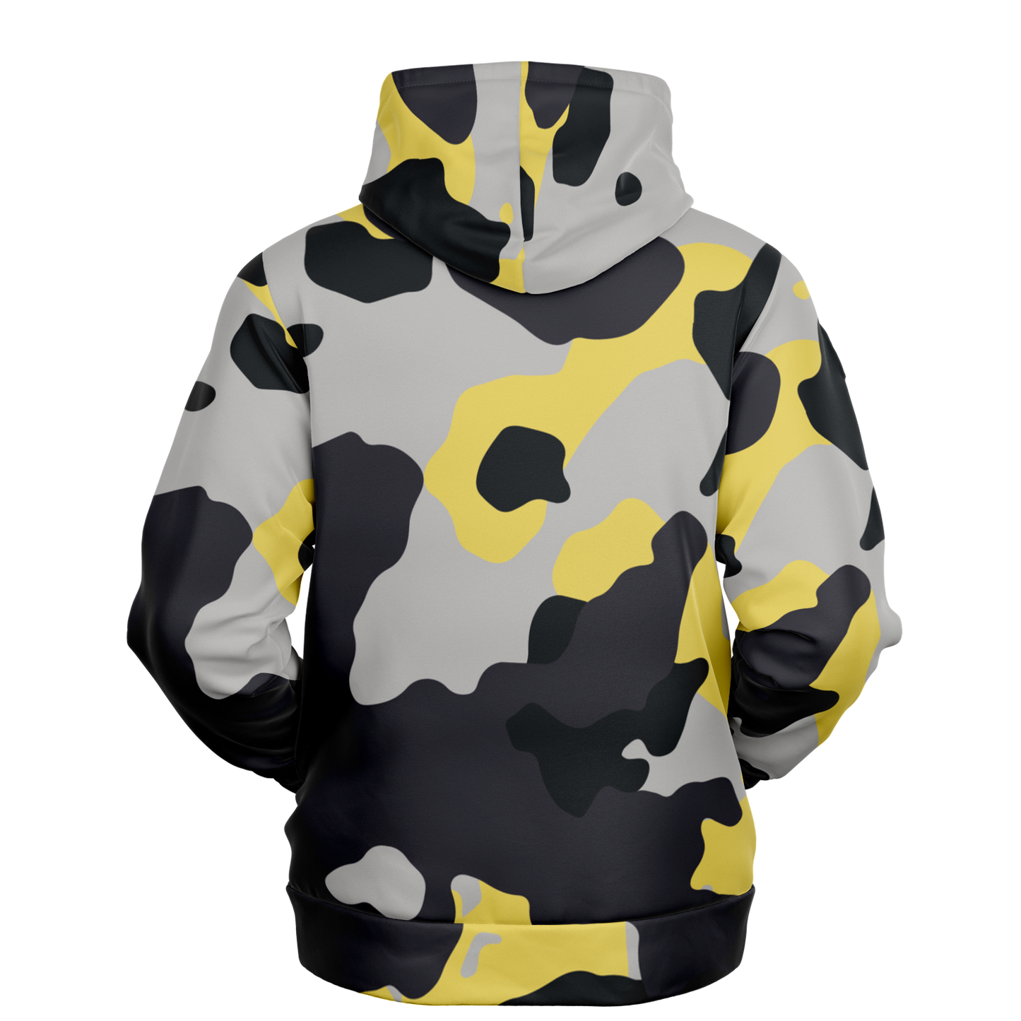 Camo Hoodie | Yellow, Black & Silver Camouflage