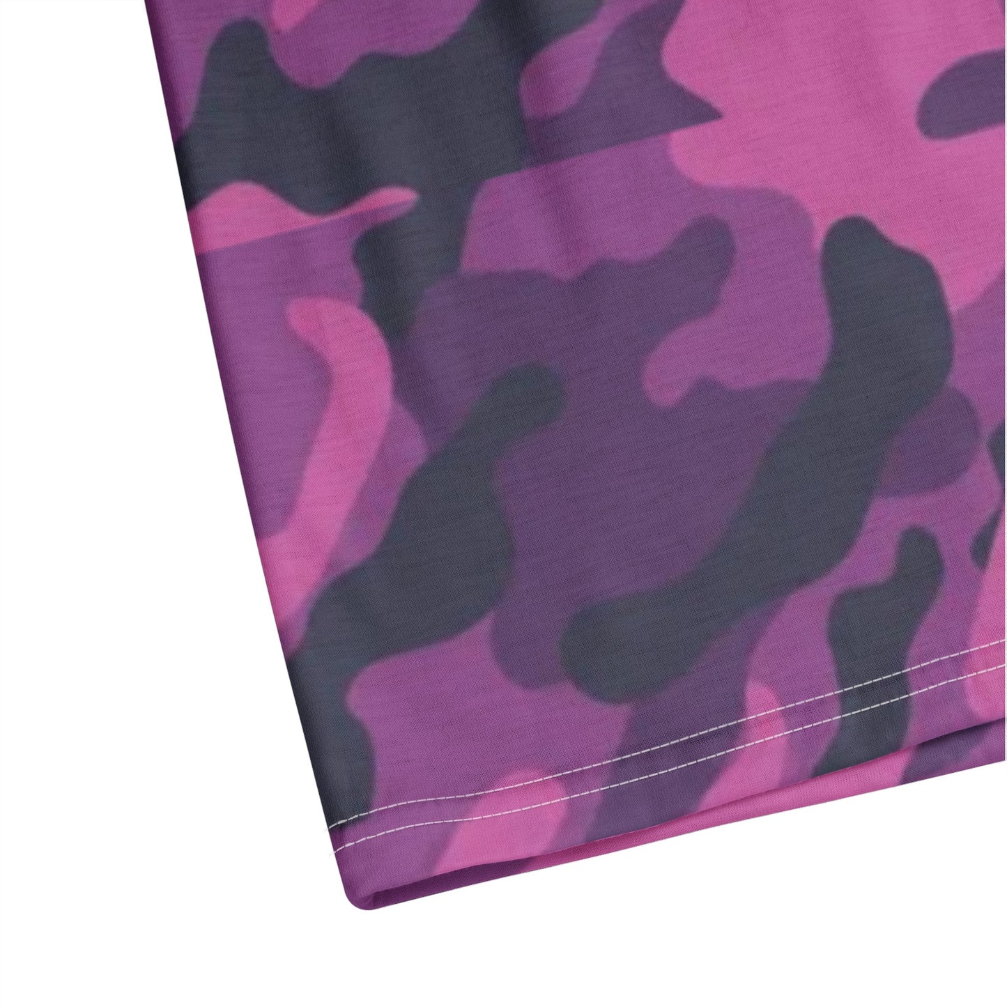 Pink Camo Golf Shirt | Mixed Blue & Magenta Camouflage