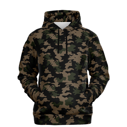 Military Green Camouflage Hoodie | Dark Jungle & Black