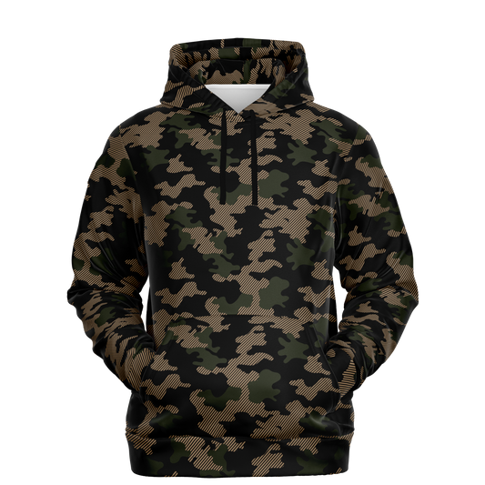 Military Green Camouflage Hoodie | Dark Jungle & Black