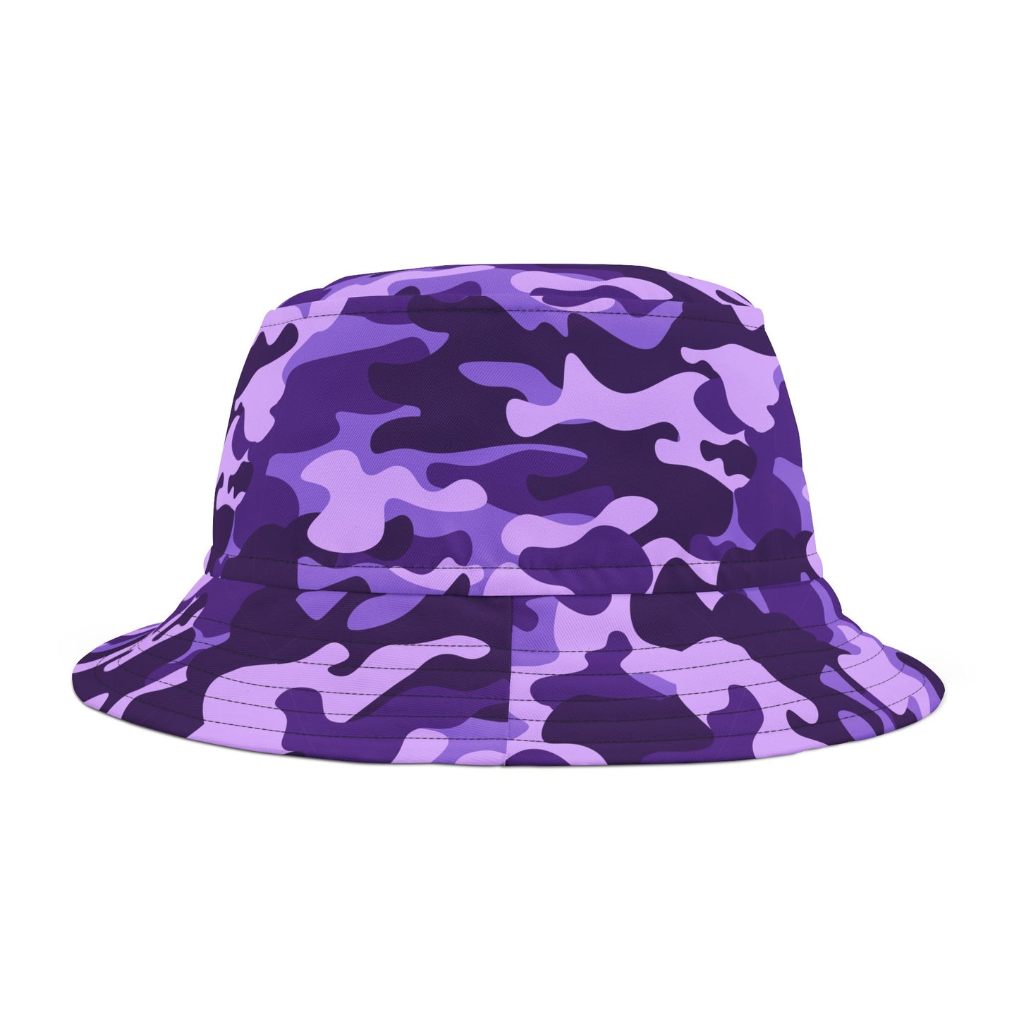 Camo Bucket Hat | Purple, Blue, and Mauve Camouflage