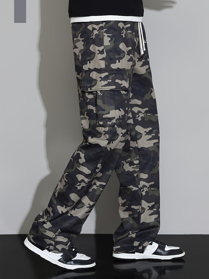 Camo Cargo Pants for Men | Available in Green or Grey