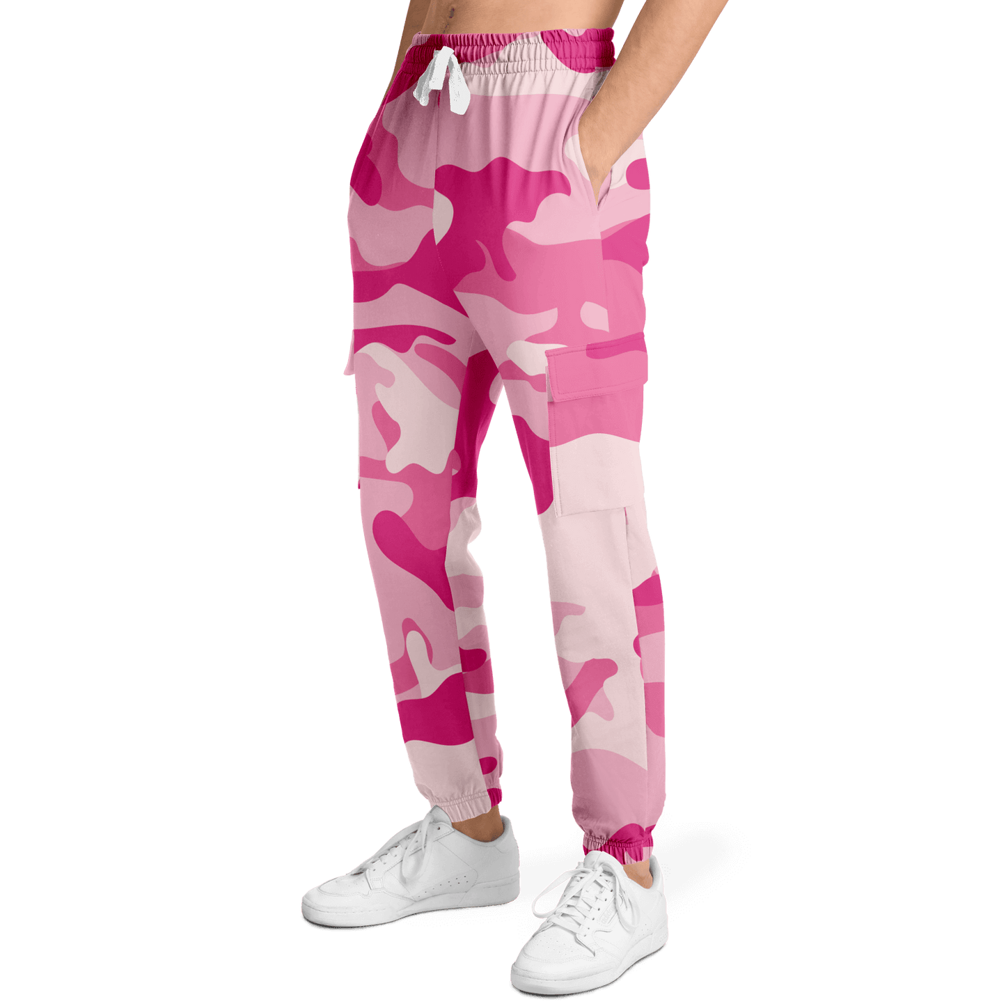 Camo Cargo Pants | Unisex | Lavender Pink Camouflage