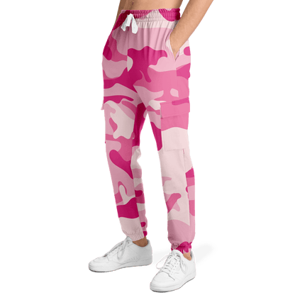 Camo Cargo Pants | Unisex | Lavender Pink Camouflage