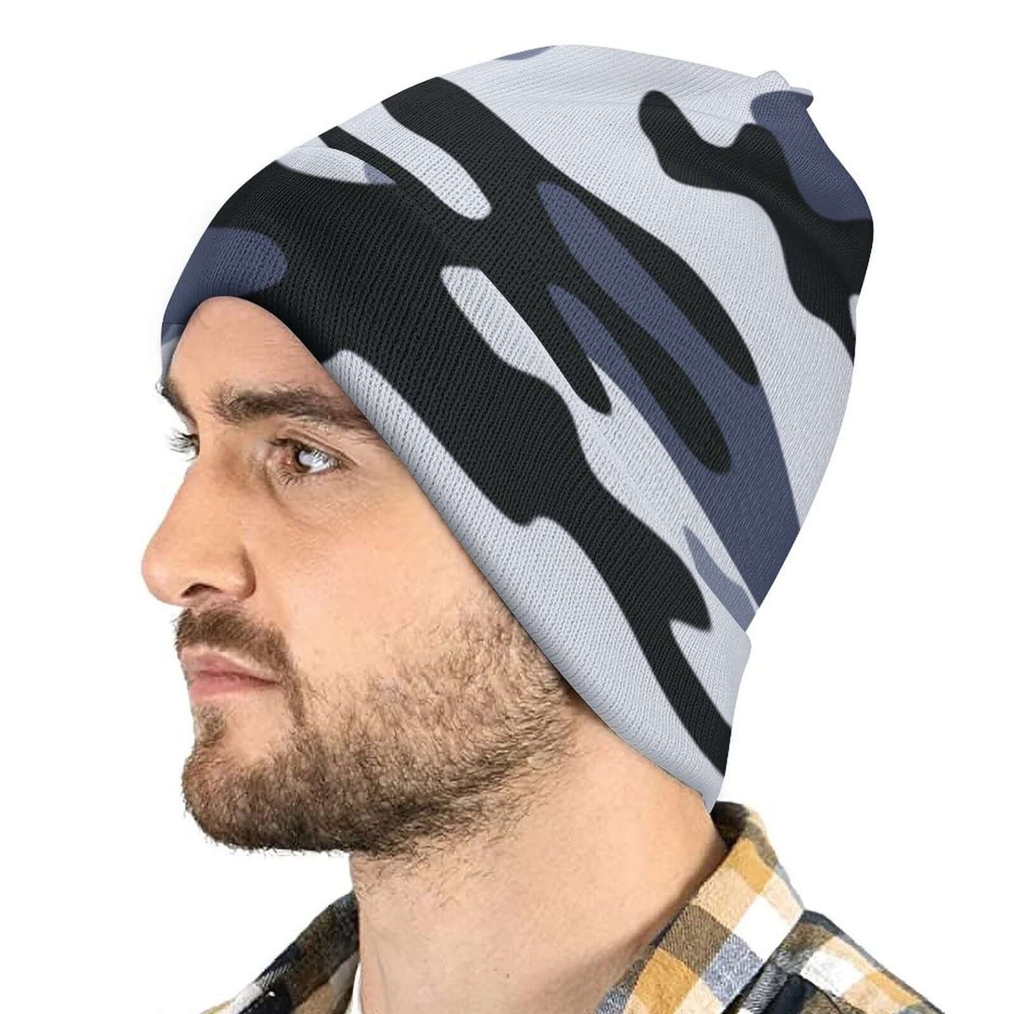 Camo Beanie | Light Blue Camouflage