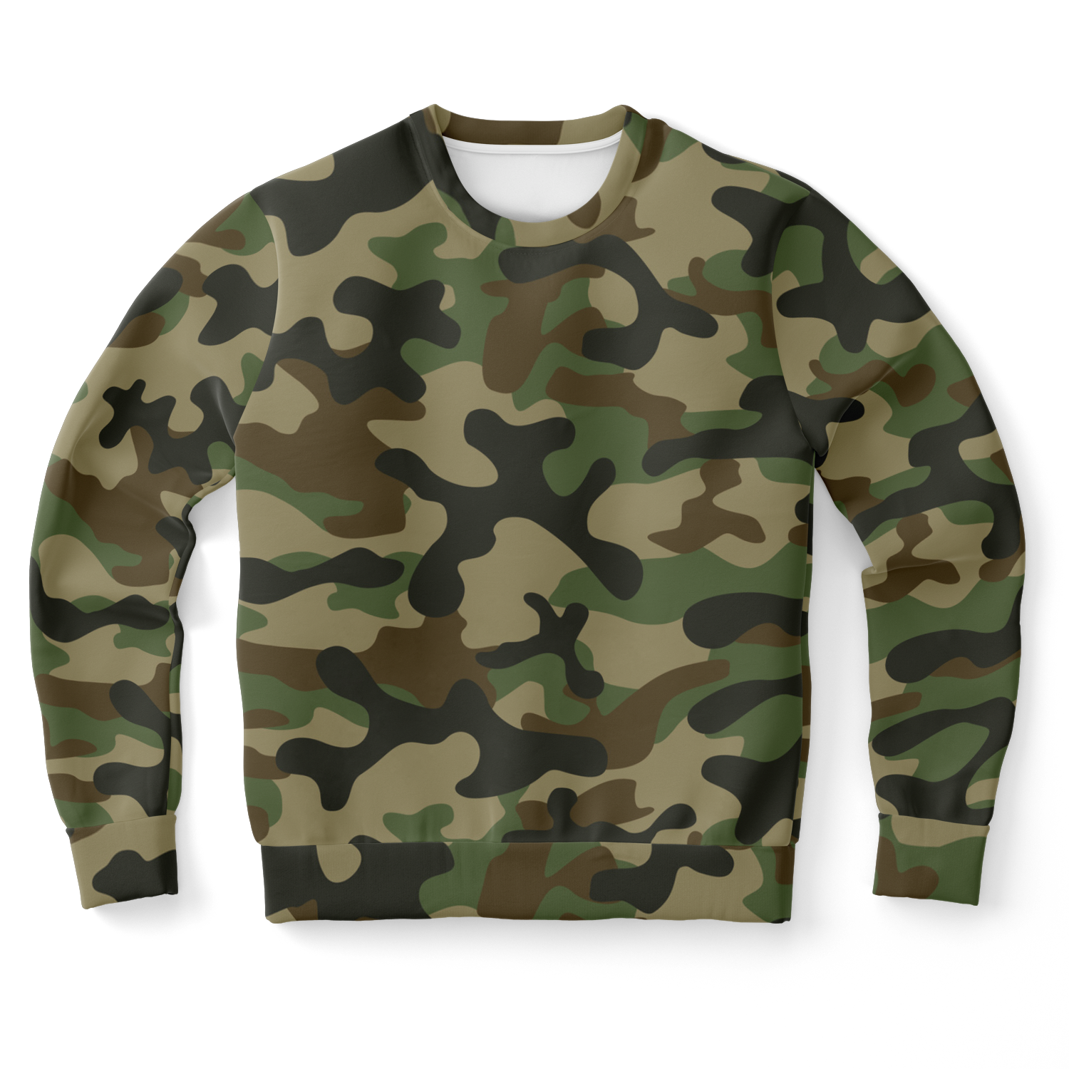 Camo Sweatshirt | Unisex | Military Brown Camouflage