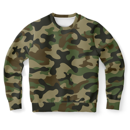 Camo Sweatshirt | Unisex | Military Brown Camouflage