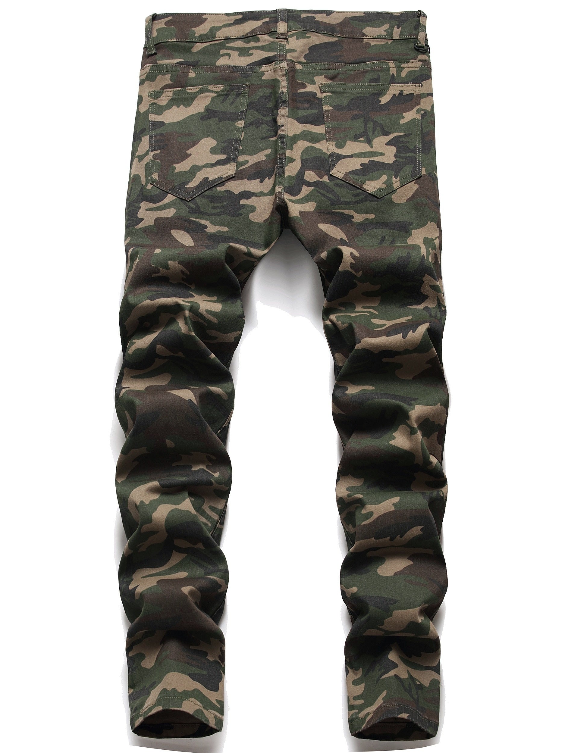 Camo Jeans for Men | Casual Street Style Denim Pants