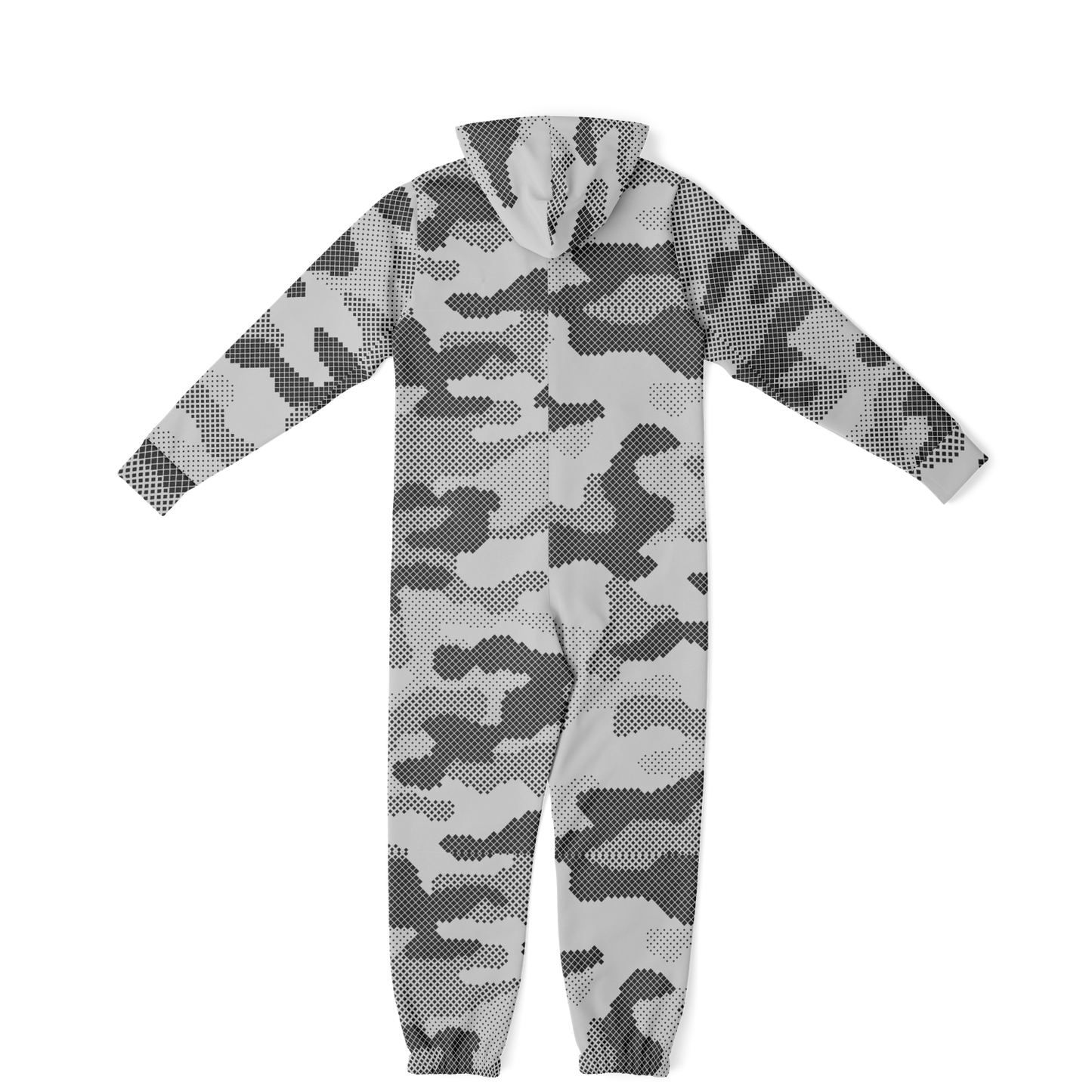 Camo Onesie | Digital Gray Camouflage