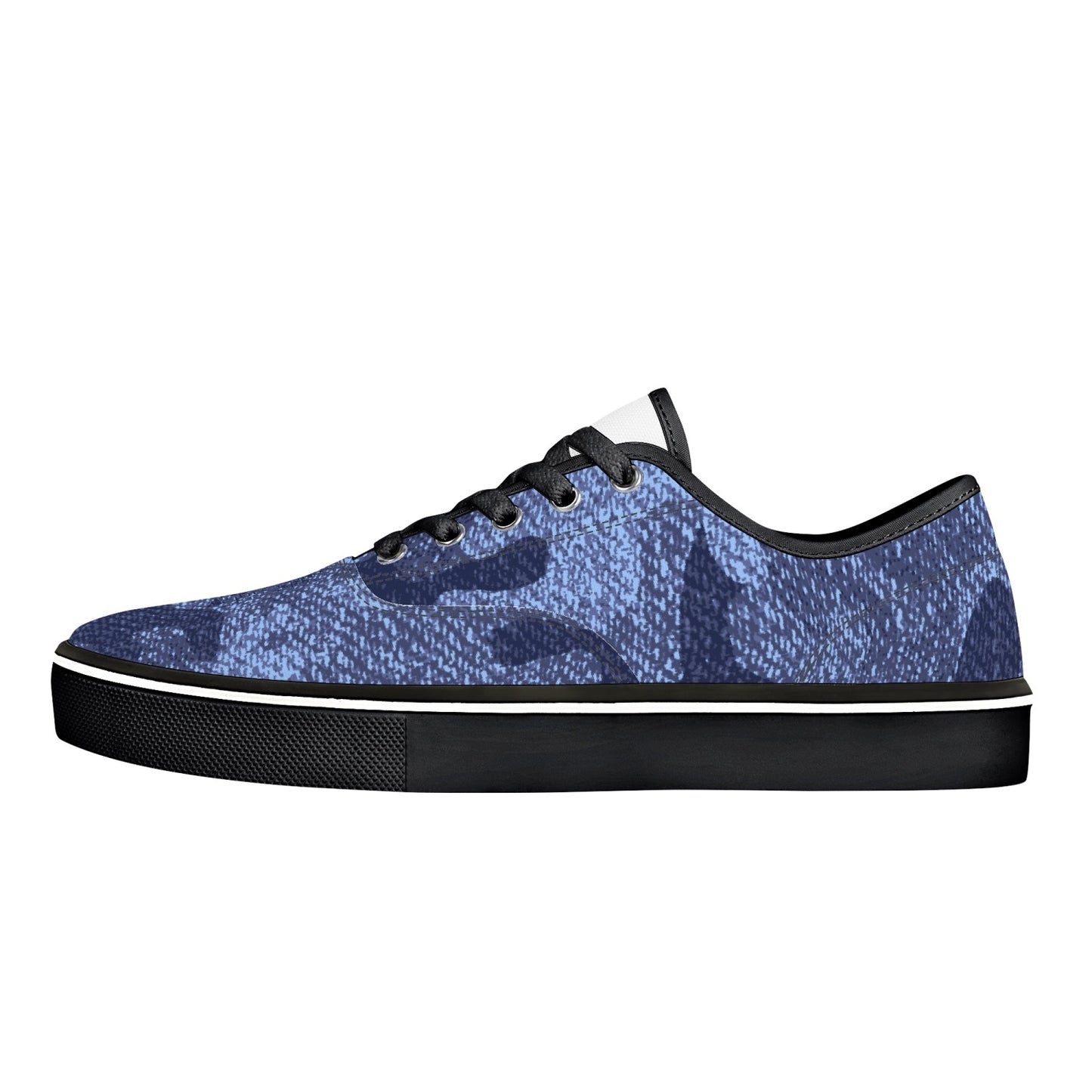 Camo Skate Shoes | Denim Blue Camouflage