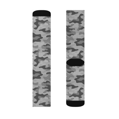 Camo Socks | Gray Digital Camouflage