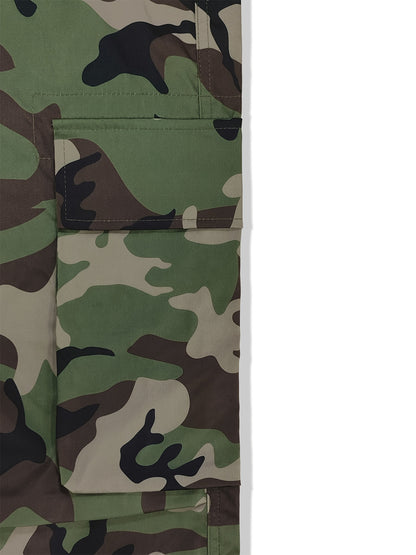 Streetwear Camo Cargo Pants with Multiple Pockets