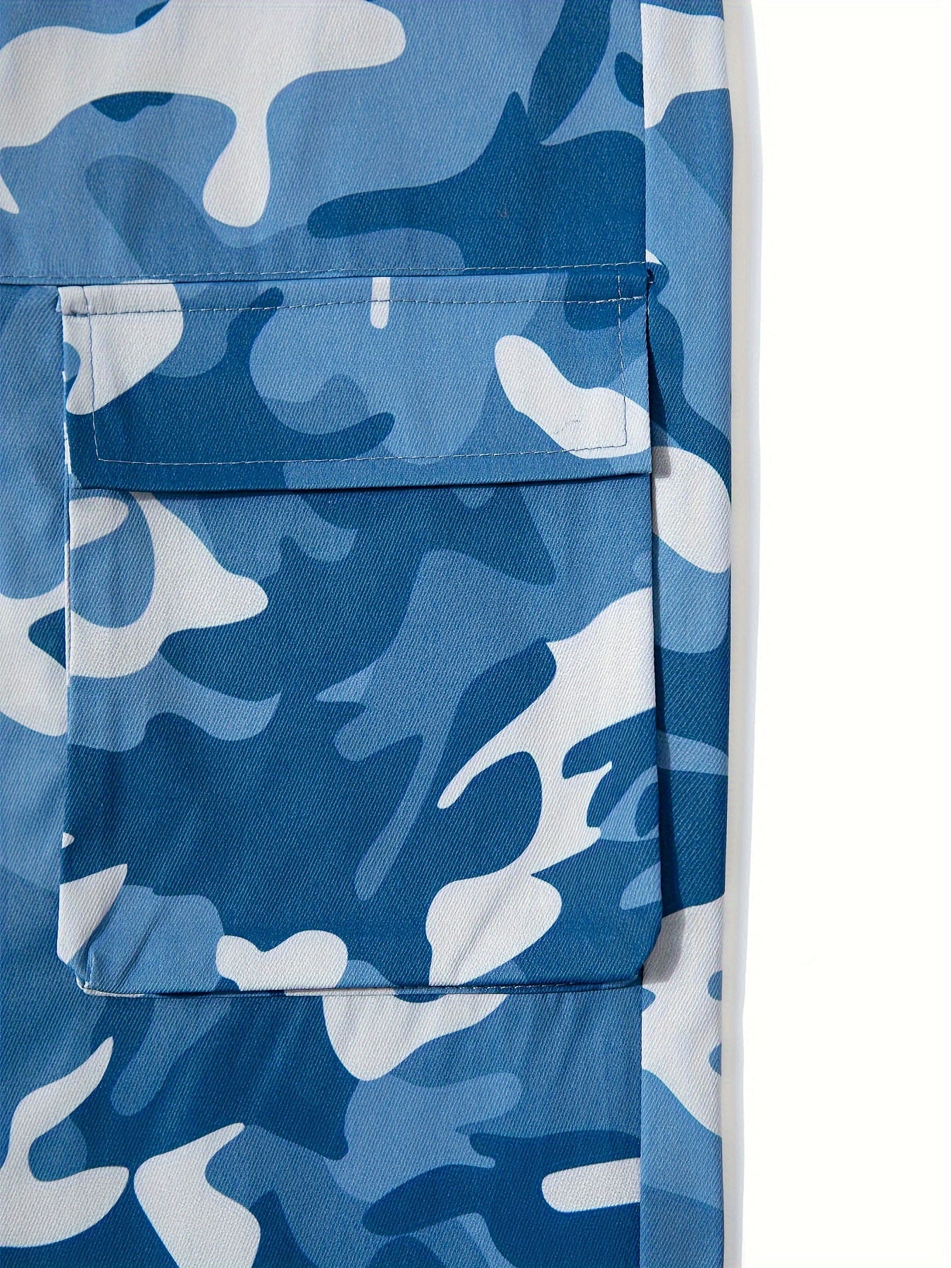 Men's Camo Cargo Pants | Loose Fit, Multi-Pocket Design