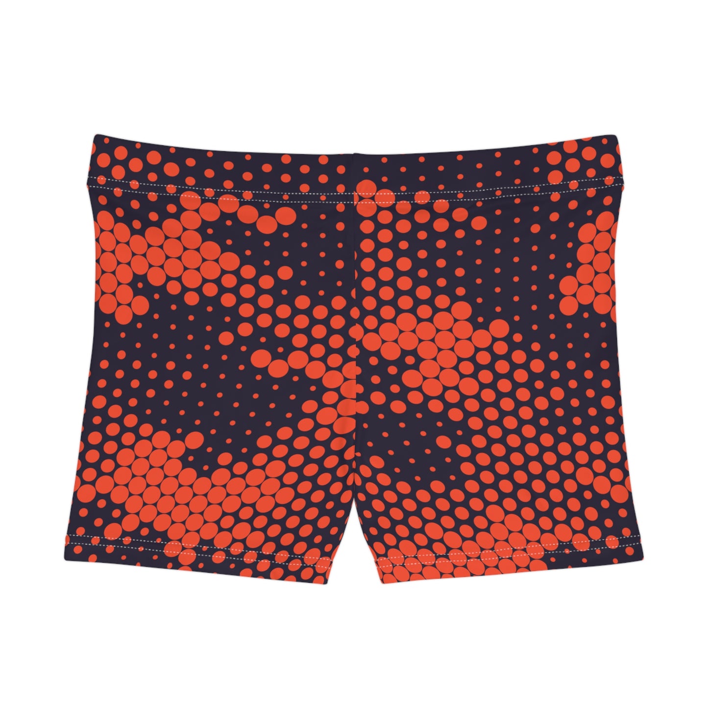 Women's Camo Shorts | Tight Fit | Orange & Blue Digital Camouflage