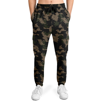 Pantalones cargo de camuflaje verde | Camuflaje negro y jungla oscura