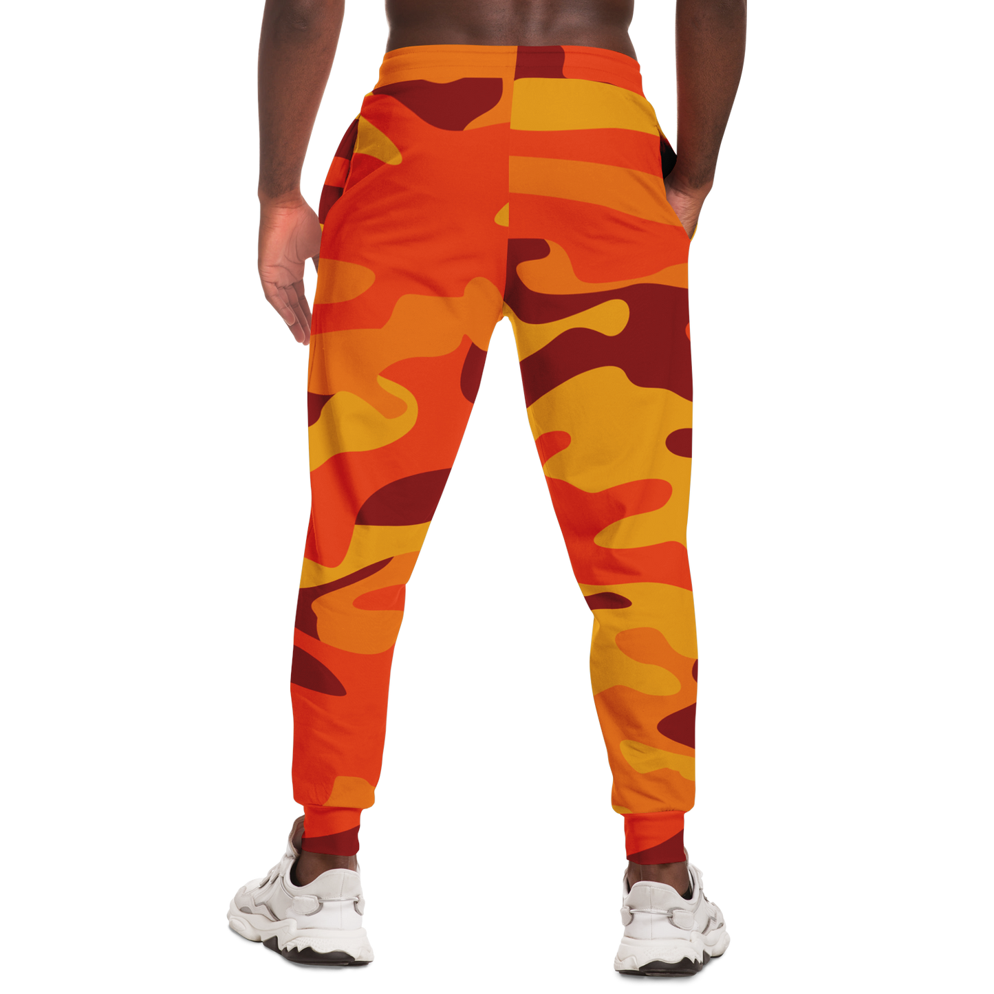 Camo Sweatpants | Unisex | Orange & Red