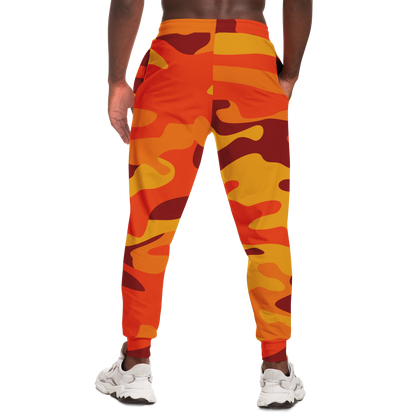 Camo Sweatpants | Unisex | Orange & Red