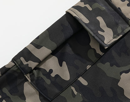 Camo Cargo Pants for Men | Available in Green or Grey