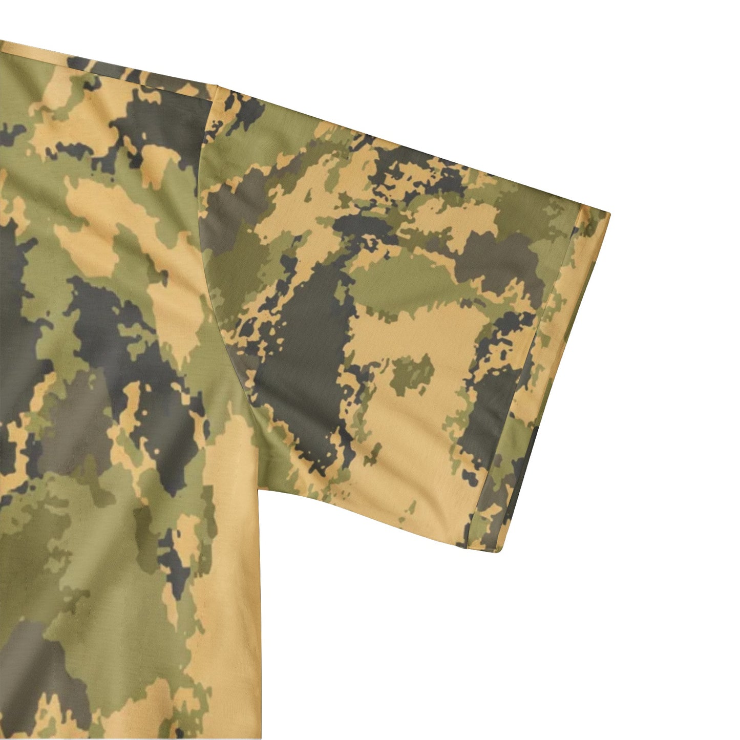 Men's Camo Golf Shirt | Desert Green Watercolor Camouflage