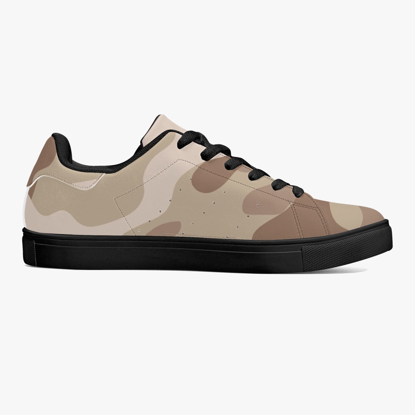 Camo Sneakers | Classic Low-Top Leather | Desert Brown