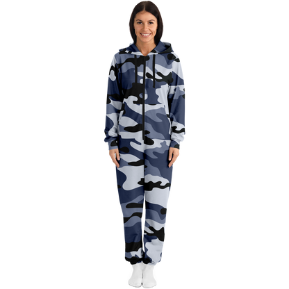 Camo Onesie | Light Blue Camouflage